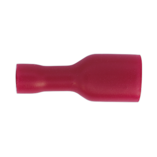 [RT16] Fully Insulated Female Terminal 6.3mm, Red - Pack of 100