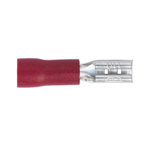 [RT19] Push-On Female Terminal 2.8mm, Red - Pack of 100