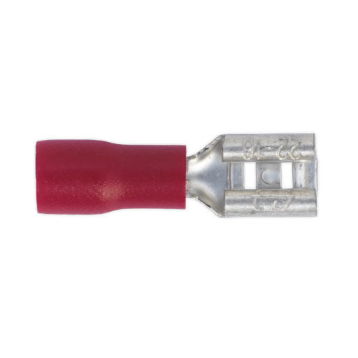 [RT20] Push-On Female Terminal 4.8mm, Red - Pack of 100