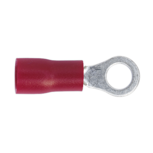 [RT24] Easy-Entry Ring Terminal 4.3mm (4BA), Red - Pack of 100
