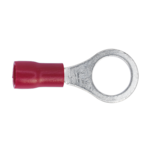 [RT27] Easy-Entry Ring Terminal 8.4mm (5/16"), Red - Pack of 100