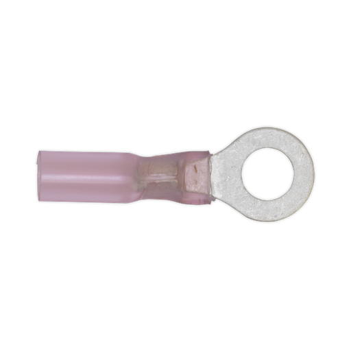 [RTSR2553] Heat Shrink Ring Terminal 5.3mm, Red - Pack of 25