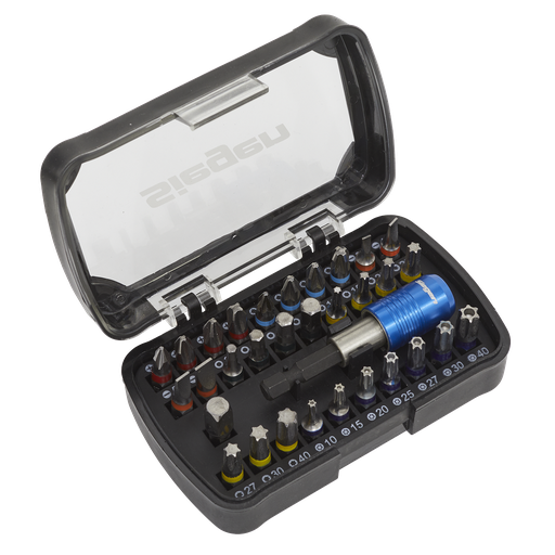 [S01035] Siegen Colour-Coded Power Tool Bit Set 32pc
