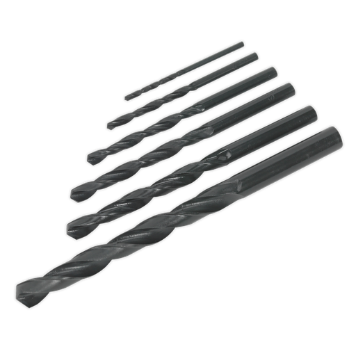 [S01039] Siegen HSS Drill Bit Set 6pc - DIN 338