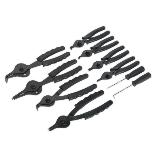 [S01064] Siegen Internal/External Circlip Pliers Set 10pc