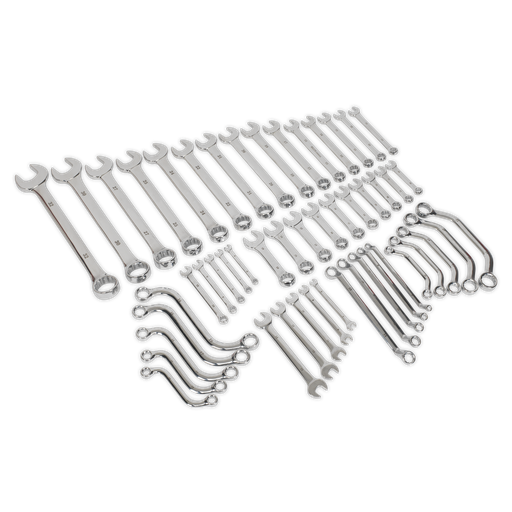 [S01084] Siegen Multipurpose Spanner Set 50pc