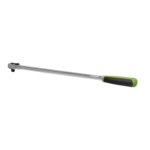 [S01206] Siegen Extra-Long Pear-Head Ratchet Wrench with Flip Reverse 3/8"Sq Drive