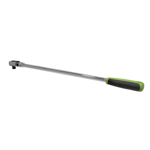 [S01209] Siegen Extra-Long Flexi-Head Ratchet Wrench with Flip Reverse 1/2"Sq Drive