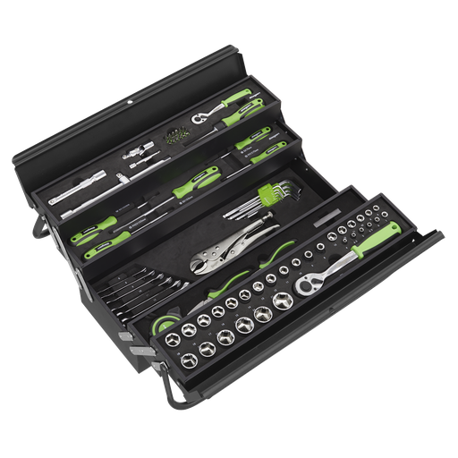 [S01216] Siegen Cantilever Toolbox with Tool Kit 86pc