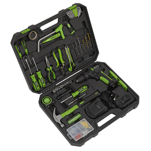 [S01224] Siegen Tool Kit with Cordless Drill 101pc
