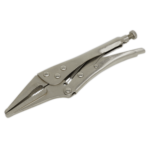 [S0462] Siegen Long Nose Locking Pliers 225mm