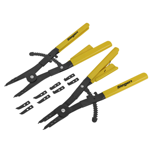 [S0554] Siegen Internal/External Circlip Pliers Set 400mm
