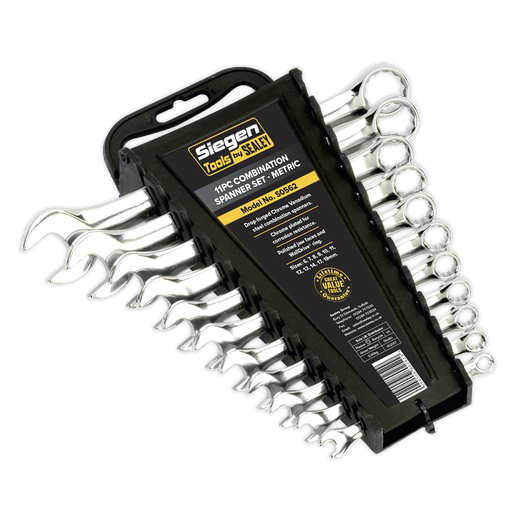 [S0562] Siegen Combination Spanner Set 11pc
