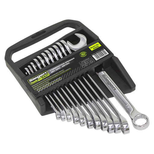 [S0563] Siegen Combination Spanner Set 12pc