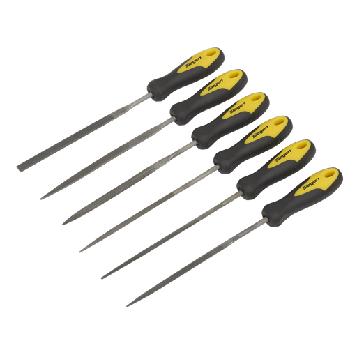 [S0628] Siegen Needle File Set 100mm 6pc
