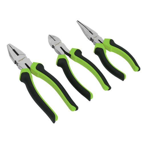 [S0645] Siegen Comfort Grip Pliers Set 3pc
