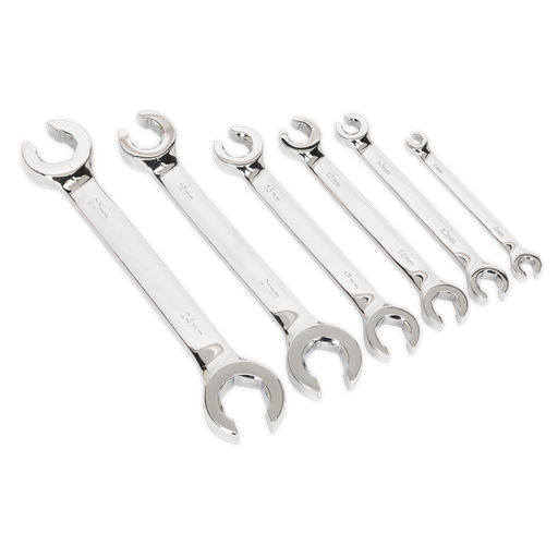 [S0767] Siegen Flare Nut Spanner Set 6pc