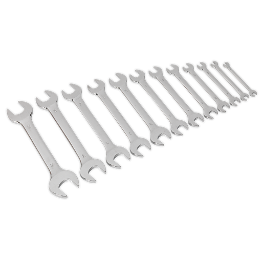 [S0849] Siegen Double Open-End Spanner Set 12pc
