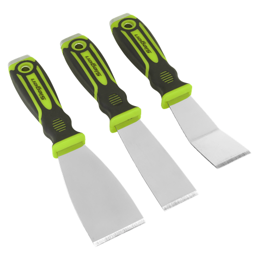 [S0856] Siegen Scraper Set with Hammer Cap 3pc