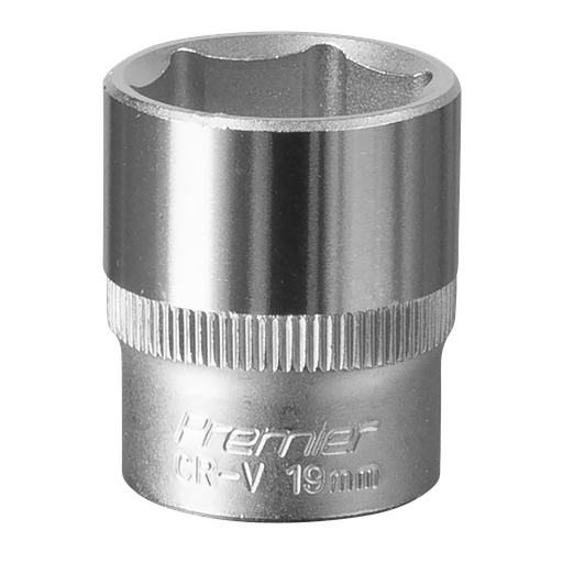 [S3819] Premier Socket 3/8"Sq Drive 19mm