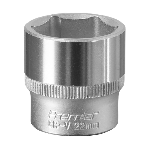 [S3822] Premier Socket 3/8"Sq Drive 22mm