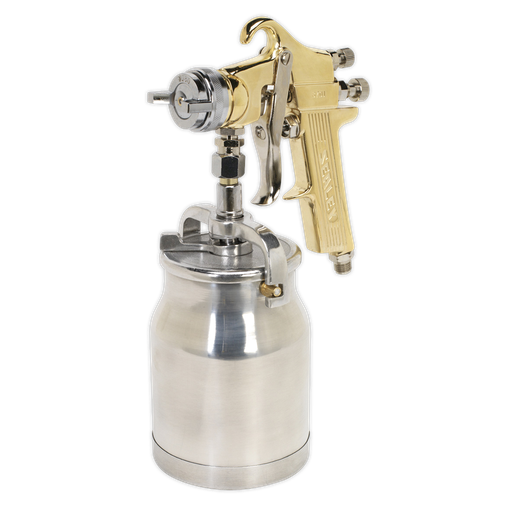 [S701] Workshop Gold Series Suction Feed Spray Gun 1.8mm Set-Up