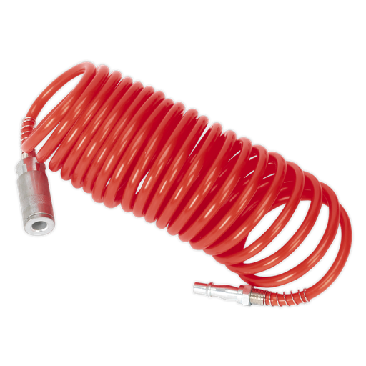 [SA305] PE Coiled Air Hose with Couplings 5m x 5mm