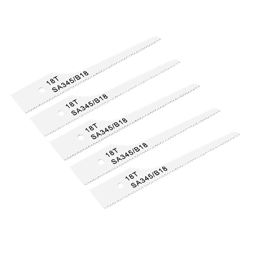 [SA345/B18] 74mm HSS Air Saw Blade 18tpi - Pack of 5