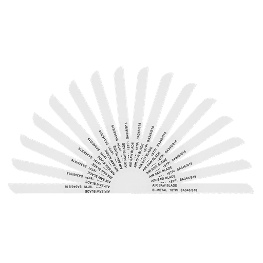 [SA346/B1815] 141mm HSS Air Saw Blade 18tpi - Pack of 15