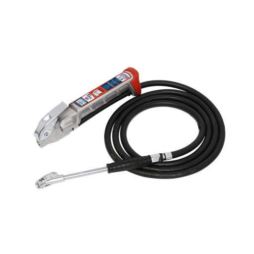 [SA37/95] PCL Tyre Inflator with 2.5m Hose & Twin Clip-On Connector