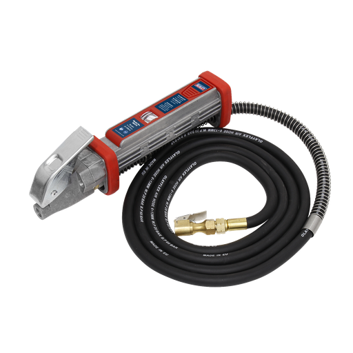 [SA372] Tyre Inflator with 2.7m Hose & Clip-On Connector
