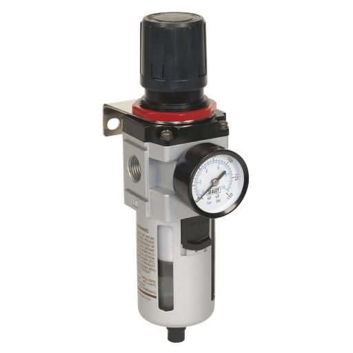 [SA4001FR] High Flow Air Filter/Regulator with Gauge
