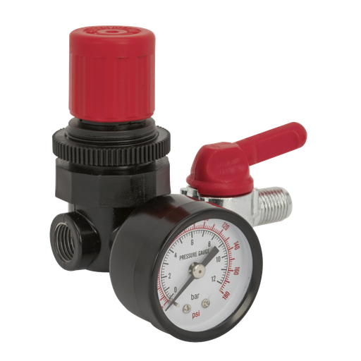 [SA5/RG/14] Air Regulator 1/4"BSP Female to 1/4"BSP Male