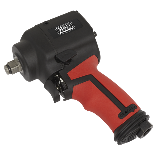 [SA6002S] Premier Twin Hammer Stubby Air Impact Wrench 1/2"Sq Drive