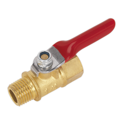 [SA906] Lever Ball Valve 1/4"BSPT Male x 1/4"BSP Female