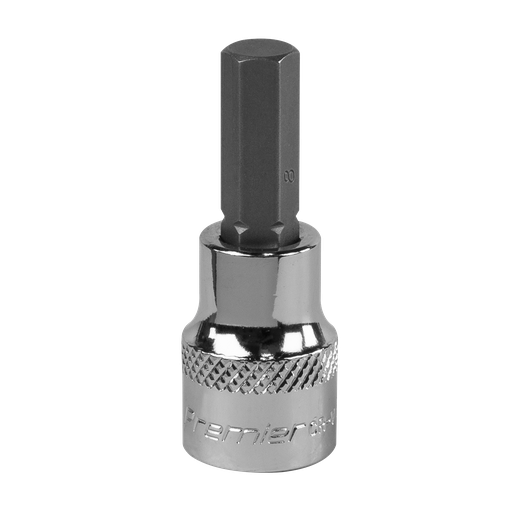 [SBH011] Premier Hex Socket Bit 3/8"Sq Drive 8mm