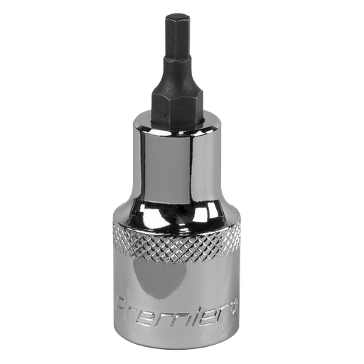 [SBH016] Premier Hex Socket Bit 1/2"Sq Drive 4mm