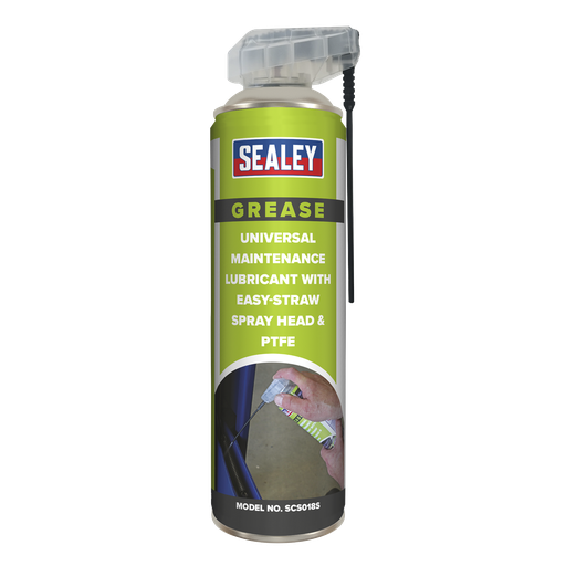 [SCS018S] Universal Maintenance Lubricant with Easy-Straw Spray Head & PTFE 500ml
