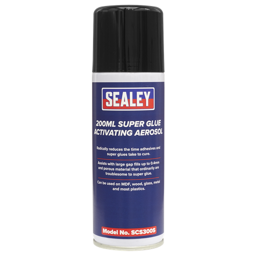 [SCS300] Super Glue Activating Aerosol 200ml - Pack of 6