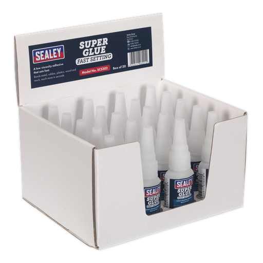 [SCS302] Fast Setting Super Glue 20g - Pack of 20