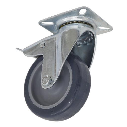 [SCW275SPL] 75mm Castor Wheel with Swivel Plate & Total Lock