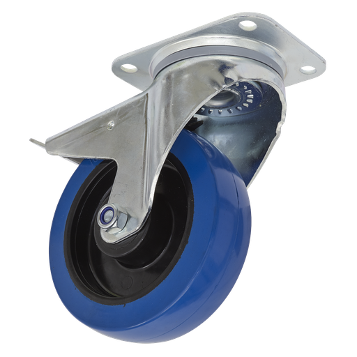 [SCW3160SPL] 160mm Castor Wheel with Swivel Plate & Total Lock