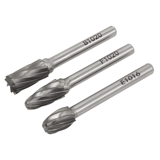 [SDBCK3] Tungsten Carbide Rotary Burr Set 3pc - Ripper/Coarse