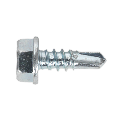 [SDHX4213] Zinc Plated Self-Drilling Hex Head Screw 4.2 x 13mm - Pack of 100
