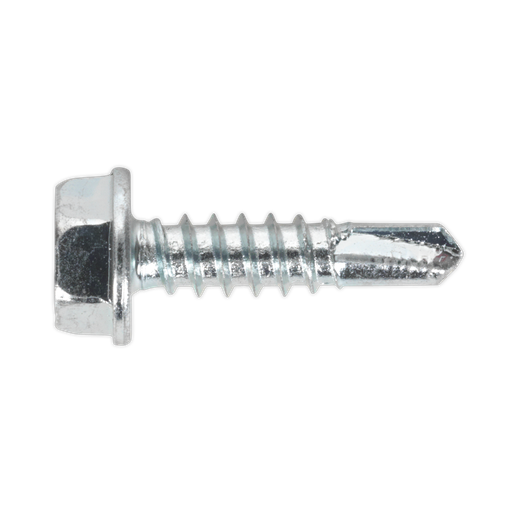 [SDHX4819] Zinc Plated Self-Drilling Hex Head Screw 4.8 x 19mm - Pack of 100