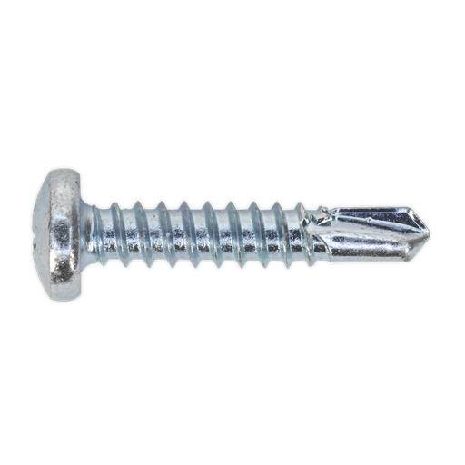 [SDPH4825] Zinc Plated Self-Drilling Pan Head Phillips Screw 4.8 x 25mm - Pack of 100