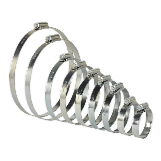 [SHCS2] Zinc Plated Hose Clip Assortment 44-160mm 26pc