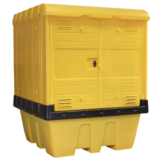 [SJ5101] IBC Spill Pallet with Weathertight Hardcover