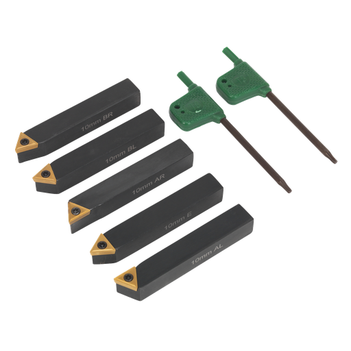 [SM3025CS1] Indexable Lathe Turning Tool Set 10mm 5pc