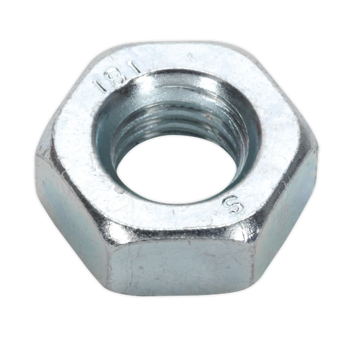 [SN10] Zinc Plated Steel Nut M10, DIN 934 - Pack of 100